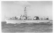 HMS Felmersham  Ham Class inshore mine sweeper M2627. 